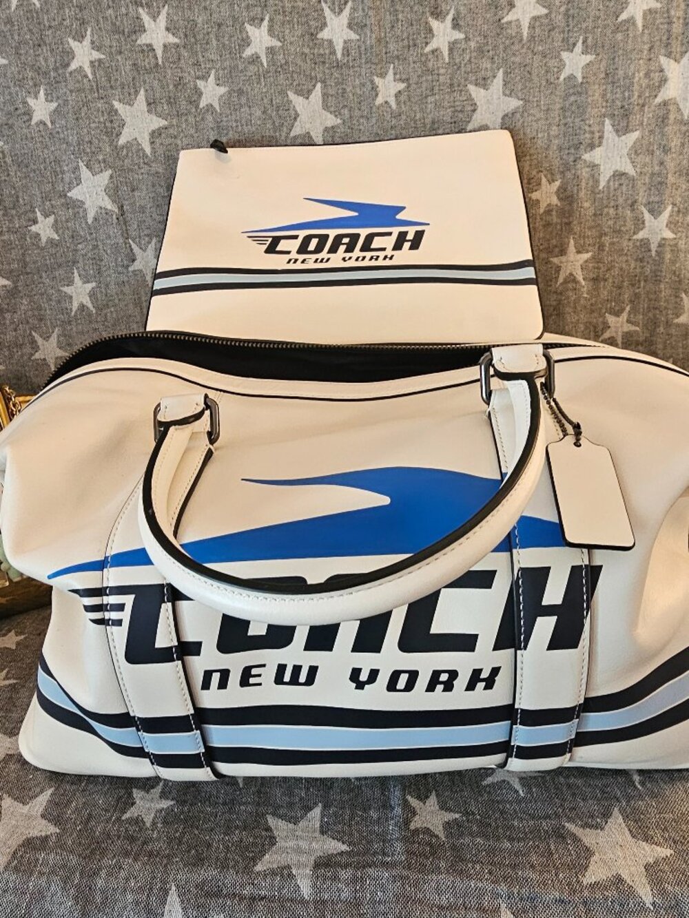 COACH Voyager Duffle AND Pouch Luggage Travel